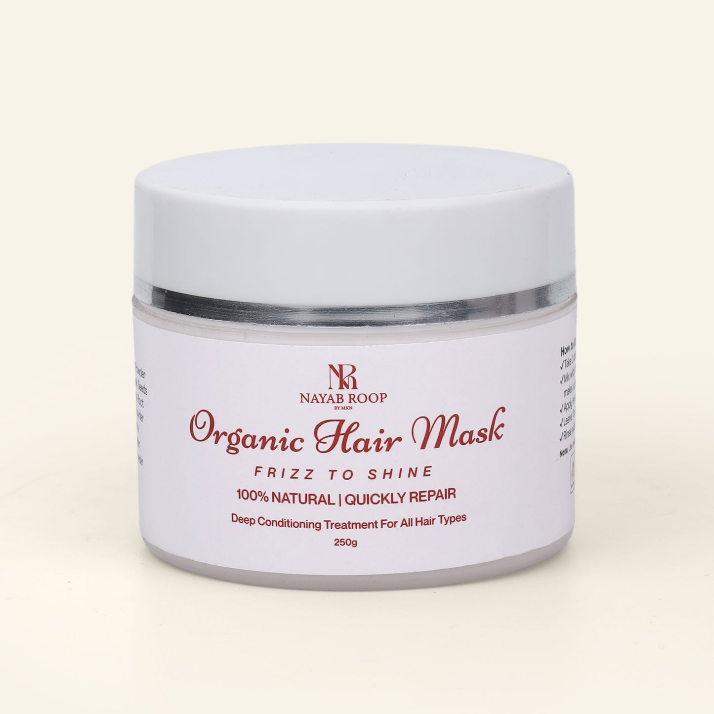 Nayab Roop™ 100% Organic Hair Mask 250g
